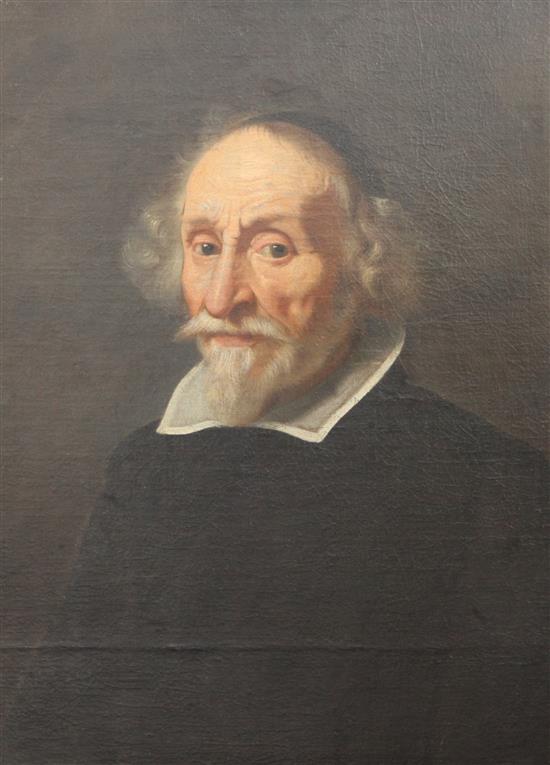 18th century Russian School Portrait of a bearded gentleman 25 x 19in.